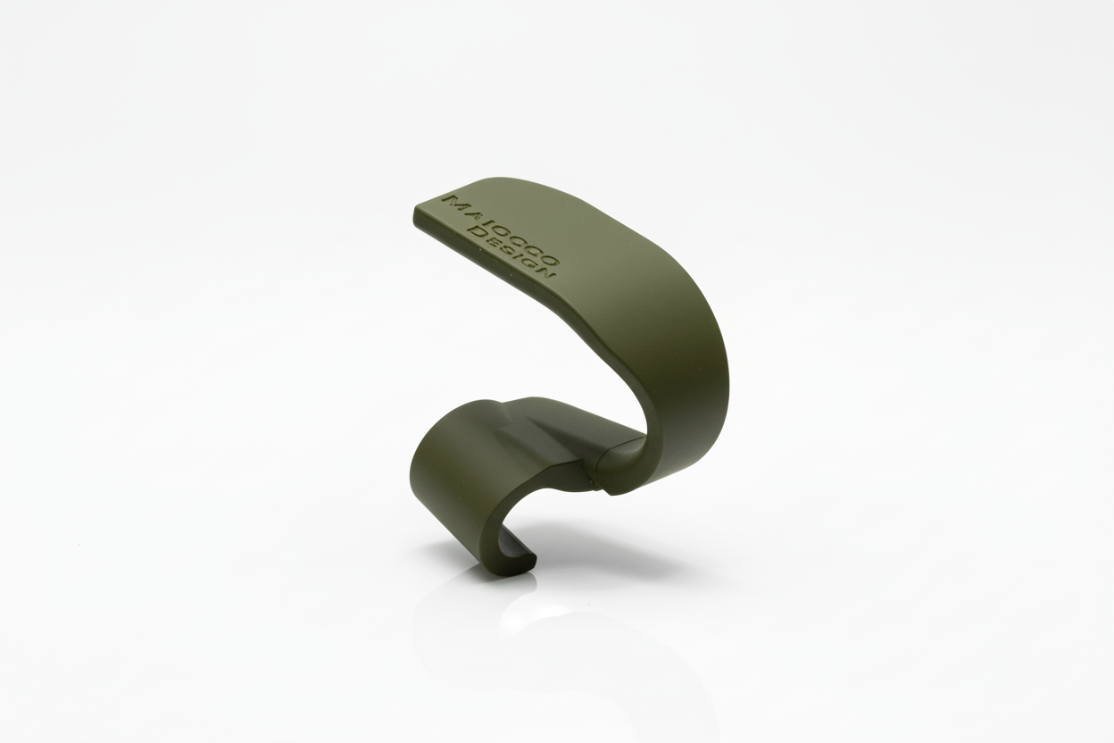 Trombone hand grip with army green color